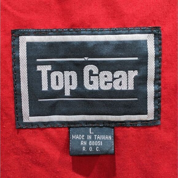 Vintage Top Gear x Toyota Starter Jacket Size L Stowaway Hood - Picture 13 of 14